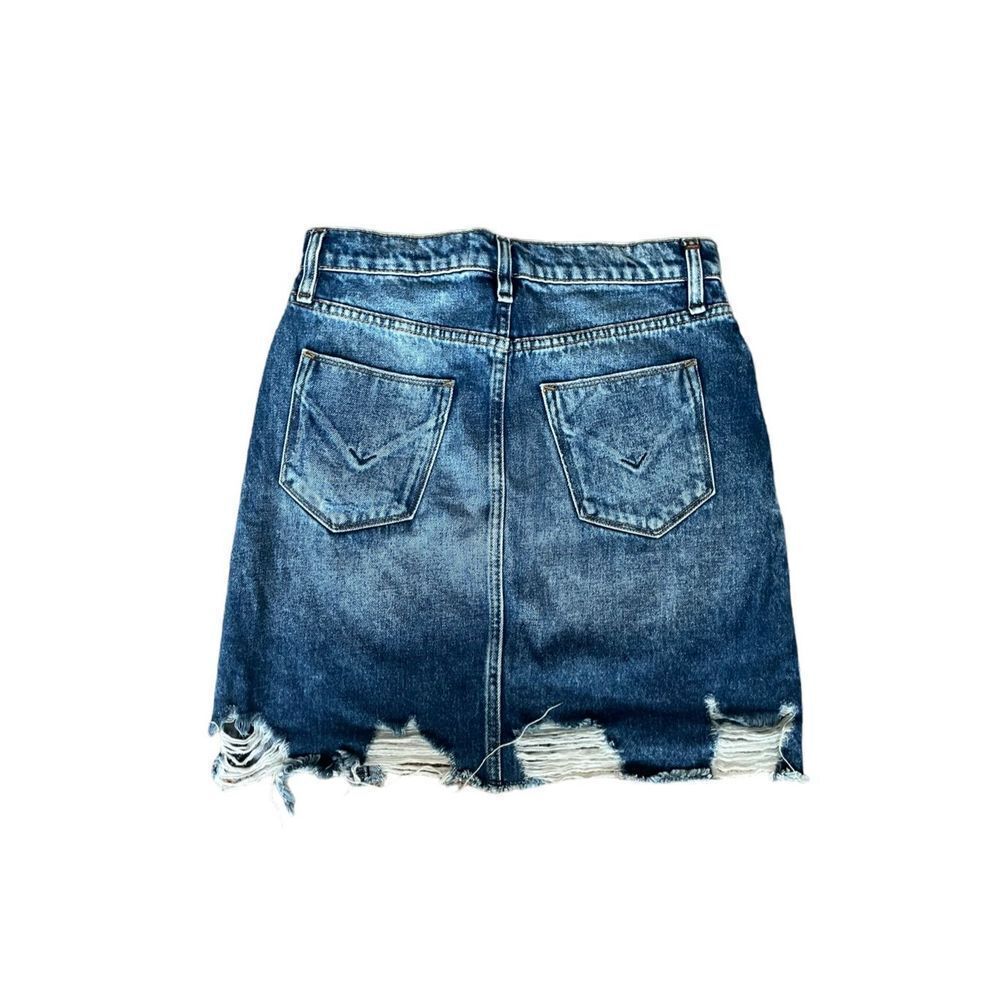 Hudson Distressed Denim Lulu Skirt Sz 27​​​​​